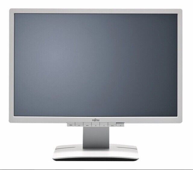 Fujitsu White  Computer  PC Monitor  24  in Great Barr 