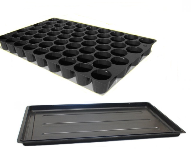 Anzuchtplatte Topfplatte 60 Töpfe Pflanzen Aussaat Multitopf Multitopfpalette