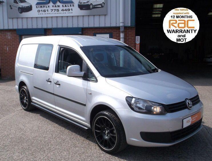 62REG VW CADDY MAXI LWB KOMBI CREW VAN 5 SEATER SPORTLINE RLINE
