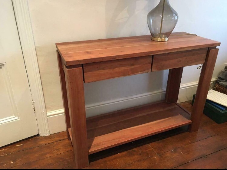 Solid acacia wood console table in Dulwich, London Gumtree
