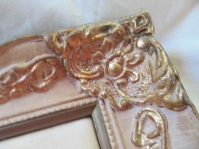 Beautiful Porcelin Placque, Oval with Bucolic Couple in high releif, Framed