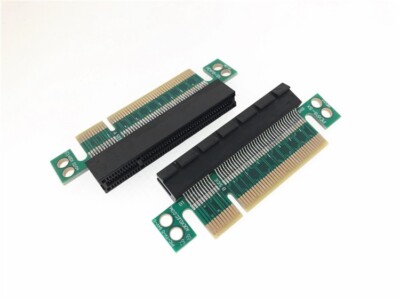PCI-E x8 Slot 180-degree Protector Upward Riser PCI-Express 98-Pin M-F Card