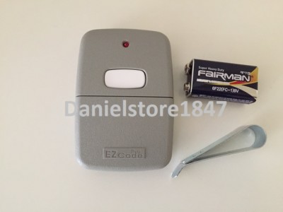 10 Digit Pins EZ Code Remote Control Garage Door Gate Opener Transmitter 300 MHz