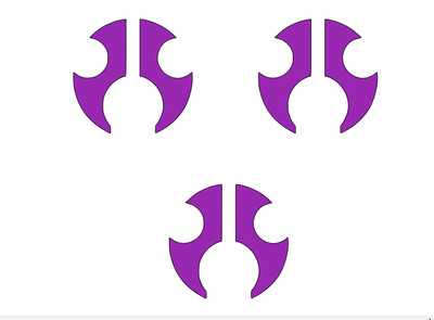 AXIAL  DIE-CUT   Decal   Sticker  ( 3 PCS )    Offroad   RC   CHROME  NEW