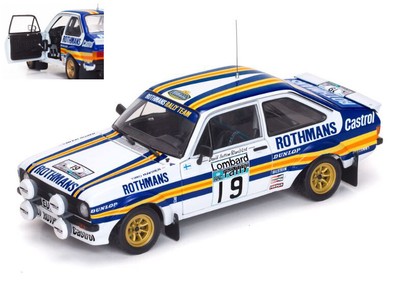 Coche Auto Rally Escala 1:18 Sunstar Ford Escort Mkii Rs 1800 Diecast Rallye