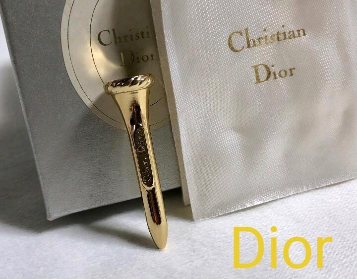Christian Dior Golf Tee Pin Gold Vintage | eBay