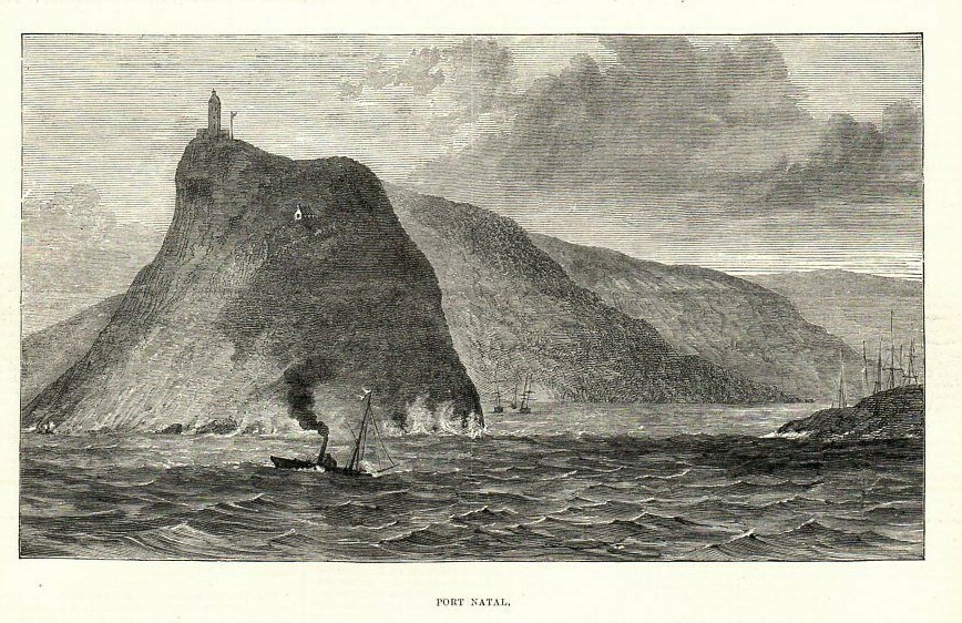 Antique Art print 1879 Zulu War Illustrations Military Durban Fort Natal Bluff