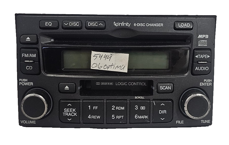 2006-2007 Kia Optima AM FM Radio CD Player MP3 Cassette Receiver 96170-2G100 OEM