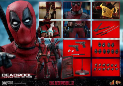 Hot Toys Deadpool 2 MMS490 1/6 Action Figure 2.0 Ver. Collectable Toy New Gifts