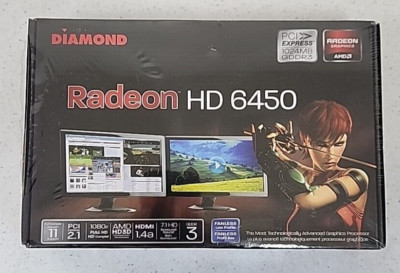 Diamond Multimedia ATI Radeon HD 6450 (6450PE31G) 1GB/1GB (max) GDDR3 SDRAM PCI