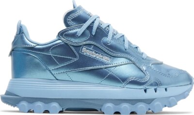 Womens Reebok Cardi B Classic Leather Casual Shoes Sneakers Fluid Blue GY0965