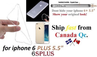 FOR iphone 6 PLUS 6SPlus 5.5'' Crystal Clear case Cover transparent Soft TPU gel