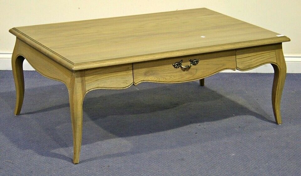 ((Reduced)) New Laura Ashley Avignon Solid Oak 2 drawer Coffee Table