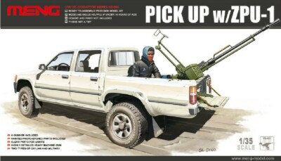 Meng Model 1/35 VS001 Pickup w/Zpu-1