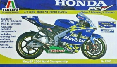 Honda RC211V 2004 Team Gresini Movistar Italeri 4509 1:6 scale FACTORY SEALED