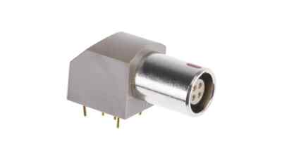 LEMO EPG.0B.304.HLN Circular Connector, 0B Series, Panel Receptacle, 4 Contacts