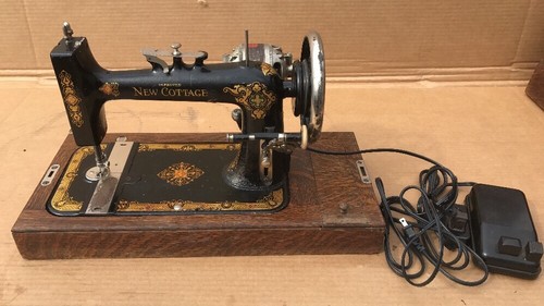 Antique New Cottage Electric Sewing Machine