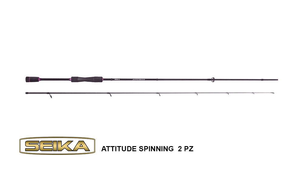 CANNA ATTITUDE SEIKA TUBERTINI  2,40 MT  2 SEZ. AZ 2-12 GR LIGHT SPINNING FIUME
