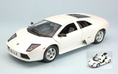 Lamborghini Murcielago 2001 White 1:24 Model 22054W BBURAGO