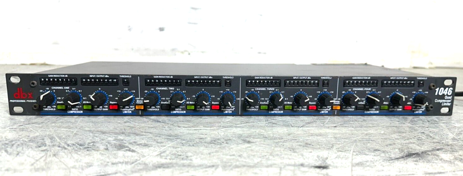 良品 dbx ディービーエックス 1046 コンプレッサー リミッター 4ch dbx ディービーエックス 1046 コンプレッサー リミッター 4ch