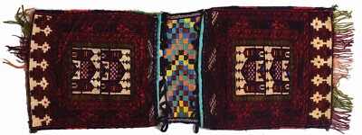 Arabian Show Saddle Hand Knotted By Afghan Artisan Women Woolen Area Rug