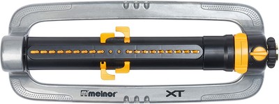Melnor XT4200M XT Metal Oscillating Lawn Sprinkler, Black
