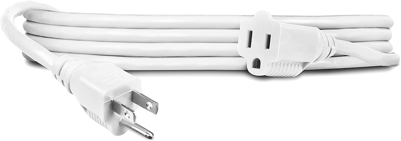 Extension Power Cord Heavy Duty Outdoor Cable  Electrical Wire Single Outlet