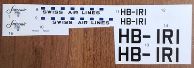 1/144 MINICRAFT DECAL SWISSAIR *ONLY* DOUGLAS DC-3 14434