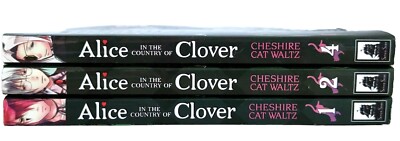 Alice In The Country Of Clover Cheshire Cat Waltz Vol 1, 2, 4 Manga Lot, 2012