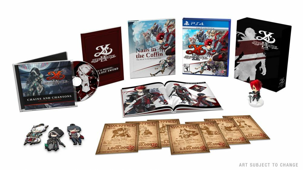 Ys IX: Monstrum Nox Limited Edition - PS4- NEW & SEALED! | eBay