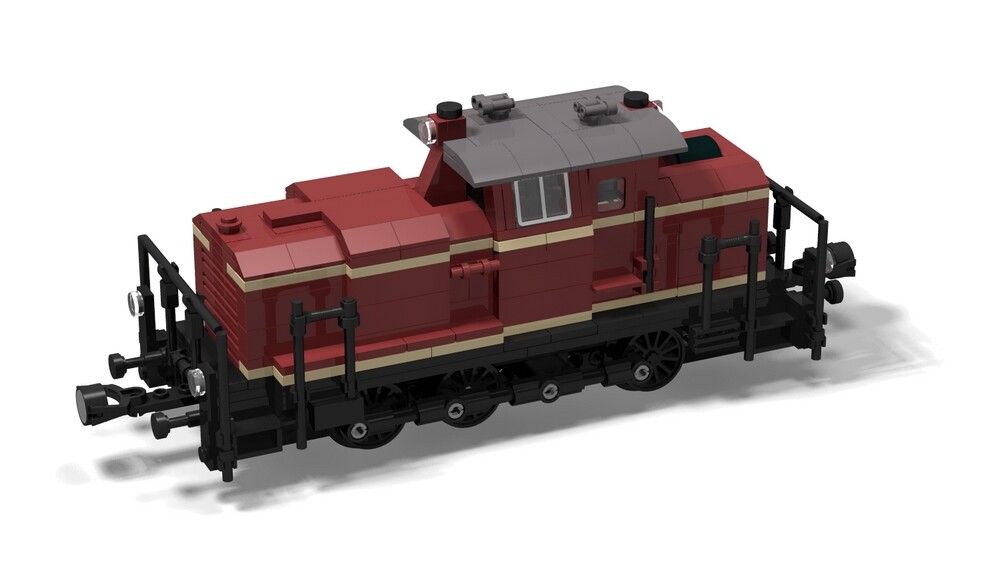 PDF-Anleitung Diesellokomotive DR BR V36 MOC Unikat zum Bau aus LEGO©-Steinen