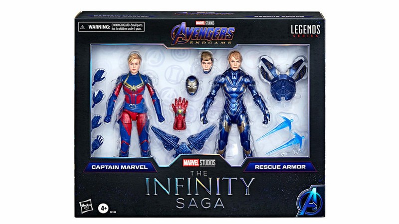 Hasbro Marvel Legends Series 6-Inch Captain Marvel And Rescue Armor