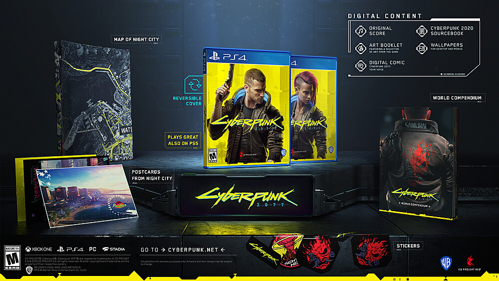 Cyberpunk 2077 *LAUNCH EDITION* Box Set (PS4) New | eBay