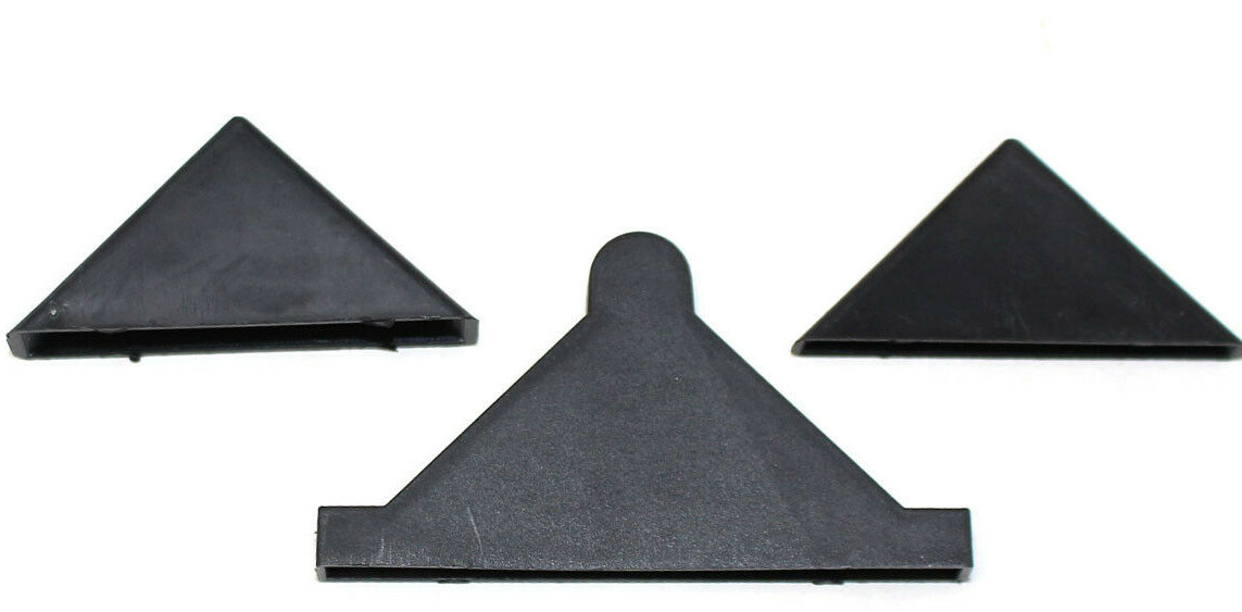 4mm 5mm 8mm BLACK PLASTIC CORNER PROTECTORS PANEL GLASS PICTURE FRAMES