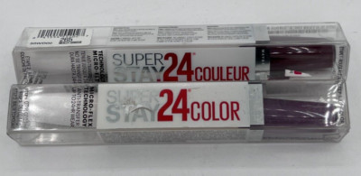 Maybelline Super Stay 24 HR Lip Color Micro-Flex #260 AND #265 (2 PACK).