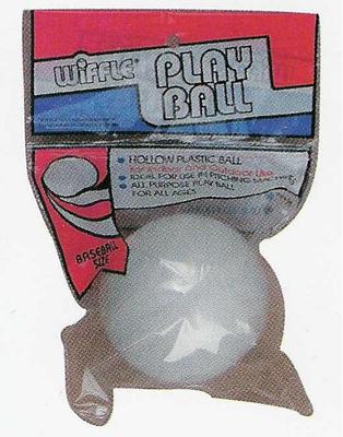 12 Baseball Plastic Wiffle  Balls WITHOUT HOLES