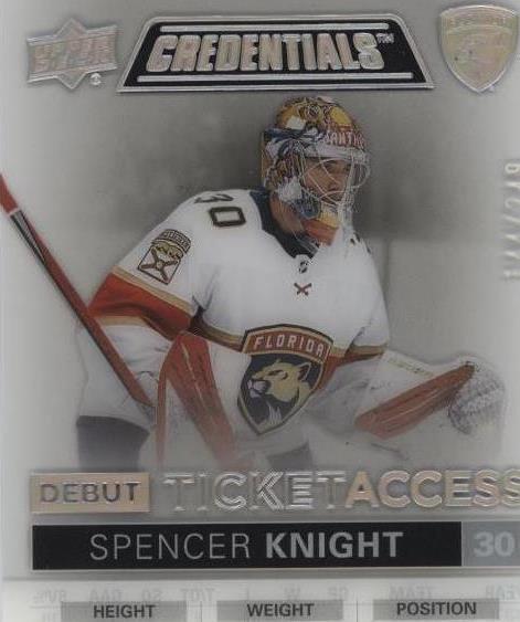 2021-22 Upper Deck Credentials - Spencer Knight #DTA-SK