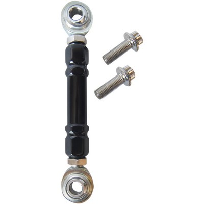 Alloy Art Black Adjustable Shift Rod Linkage - Dyna & FXR Harley Mid Control FXD