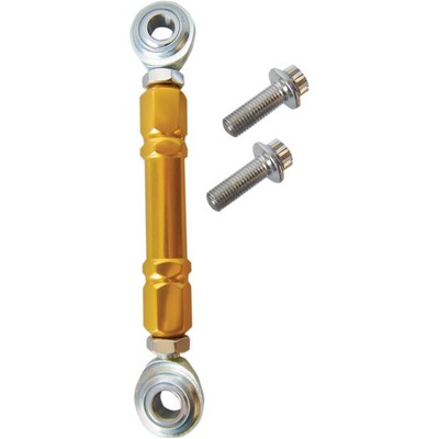Alloy Art Gold Adjustable Shift Rod Linkage - Dyna & FXR Harley Mid Control FXD