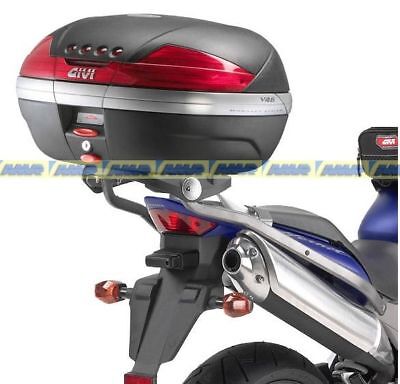 PORTAVALIGIA 258FZ + PIASTRA M5 + BAULE GIVI V46N NERO HONDA HORNET 600 2003 06