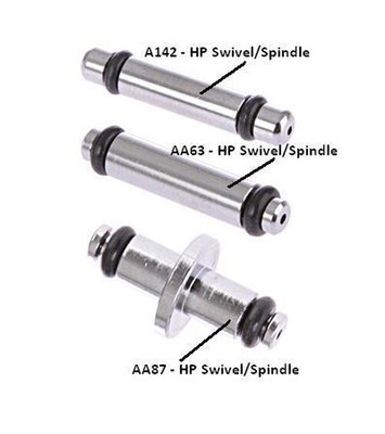 HP High Pressure Swivel Spools Spindle w O-Rings AA63 