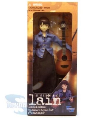 SERIAL EXPERIMENTS LAIN GUITAR OUTFIT DOLL ACTION FIGURE LIMITED EDITION NEW U.S