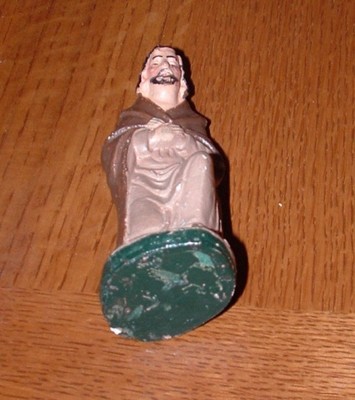 Vintage Nativity Kneeling Joseph   Hand Painted  4 1/2
