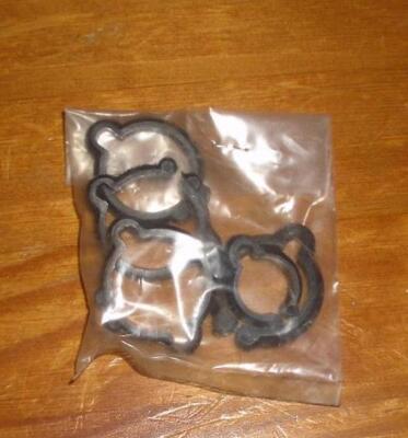 NOS Vintage Vista NOS Road Bike Black Plastic Cable Clamp Assortment