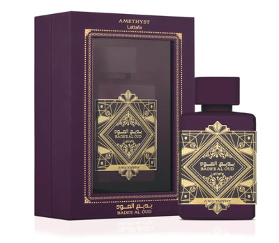 Lattafa Perfumes Bade'e Al Oud Amethyst for Unisex Eau de Parfum Spray, 3.4 oz