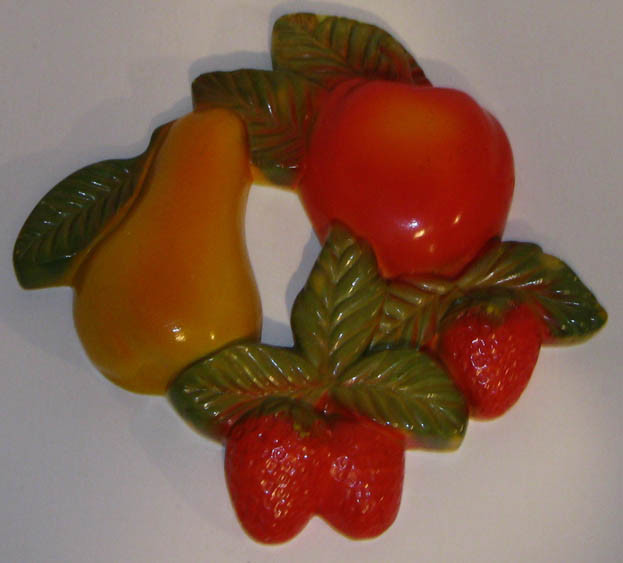 Chalkware Fruit Kitchen Wall Decor 8