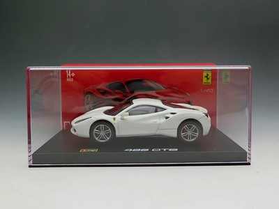 New 143 Bburago Ferrari 488 Gtb Coupe White Diecast Car