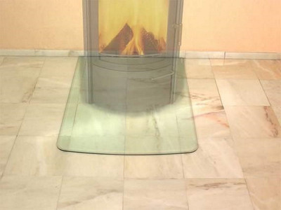 Fireplace Kaminofen Zeitbrandofen Adelaide Keramik Eck + Haube schwarz