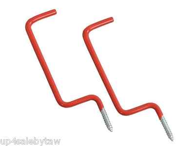Ladder Hooks, Wall Mount, 2-Piece