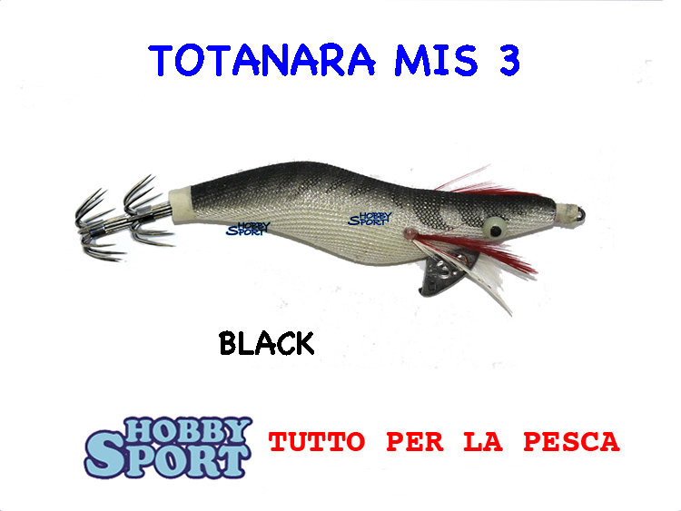 TOTANARA SQUID BLACK MIS 3  COLORE  GRIGIO NERO TEIKO